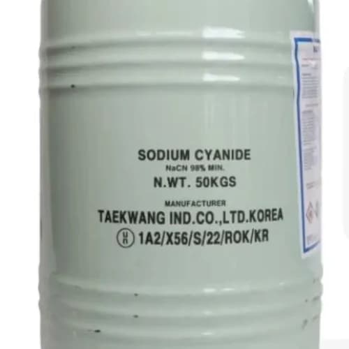 Sodium cyanide white crystalline industrial chemical used in mining and metal processing supplied under strict safety standards in East Africa