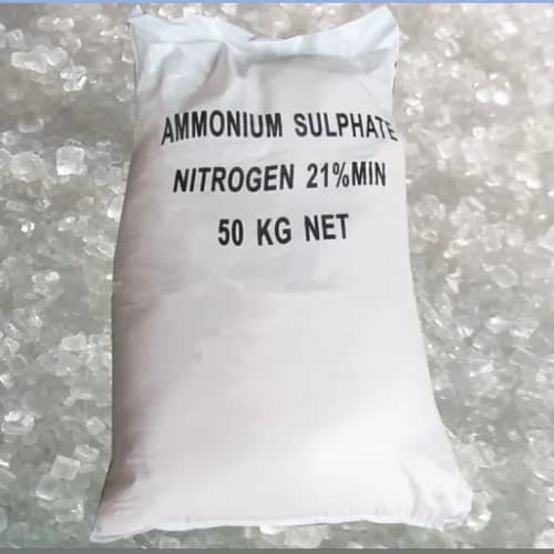 Ammonium sulphate white crystalline granules used in agriculture, fertilizer manufacturing, water treatment, and industrial applications supplied by System Star Industrial in East Africa