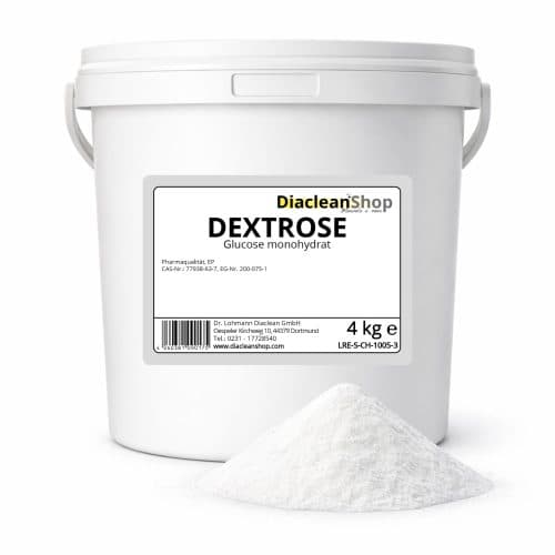 Dextroses white crystalline powder used in food processing, beverages, baking, pharmaceuticals, and fermentation applications supplied by System Star Industrial in East Africa
