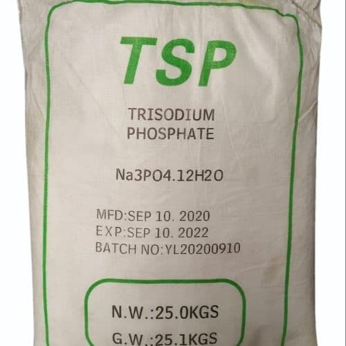 Trisodium phosphates white crystalline powder used for industrial cleaning, degreasing, detergent production, and surface preparation supplied by System Star Industrial in East Africa